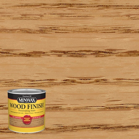 Wood Finish Semi-Transparent Golden Oak Oil-Based Penetrating Wood Stain 0.5 Pt